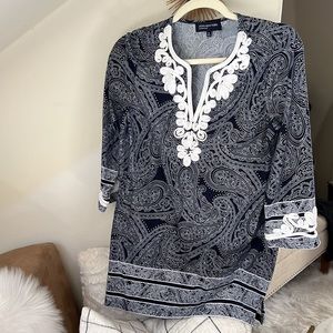 3/4 sleeve shirt Jones New York- Size M